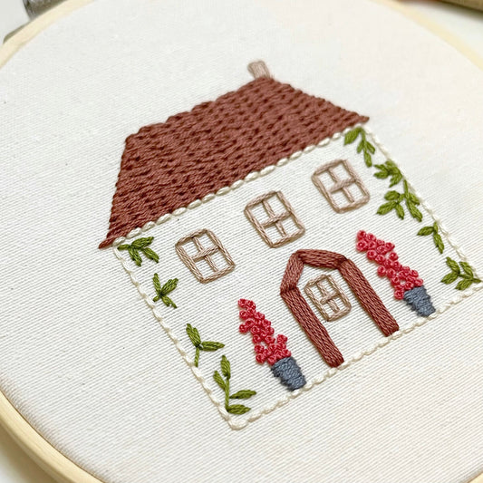 Patrón de Bordado - Casita de Campo
