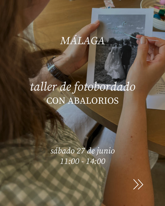 Taller de fotobordado con abalorios